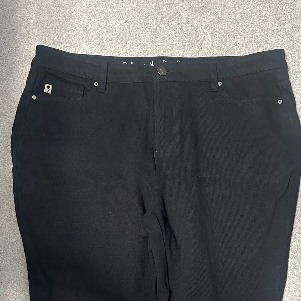 Belle by Kim Gravel Black Flare Pants - Picture 2 of 10